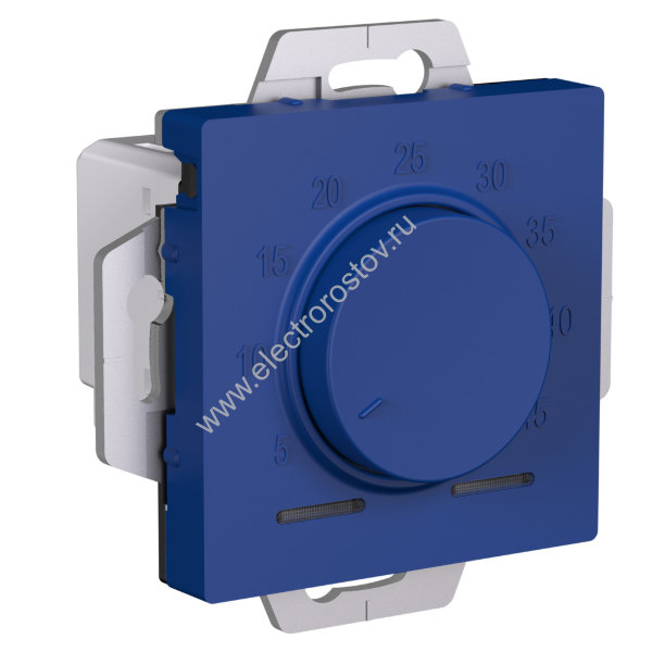 AtlasDesign Аквамарин Термостат электрон. теплого пола с датчиком, 10A Schneider Electric