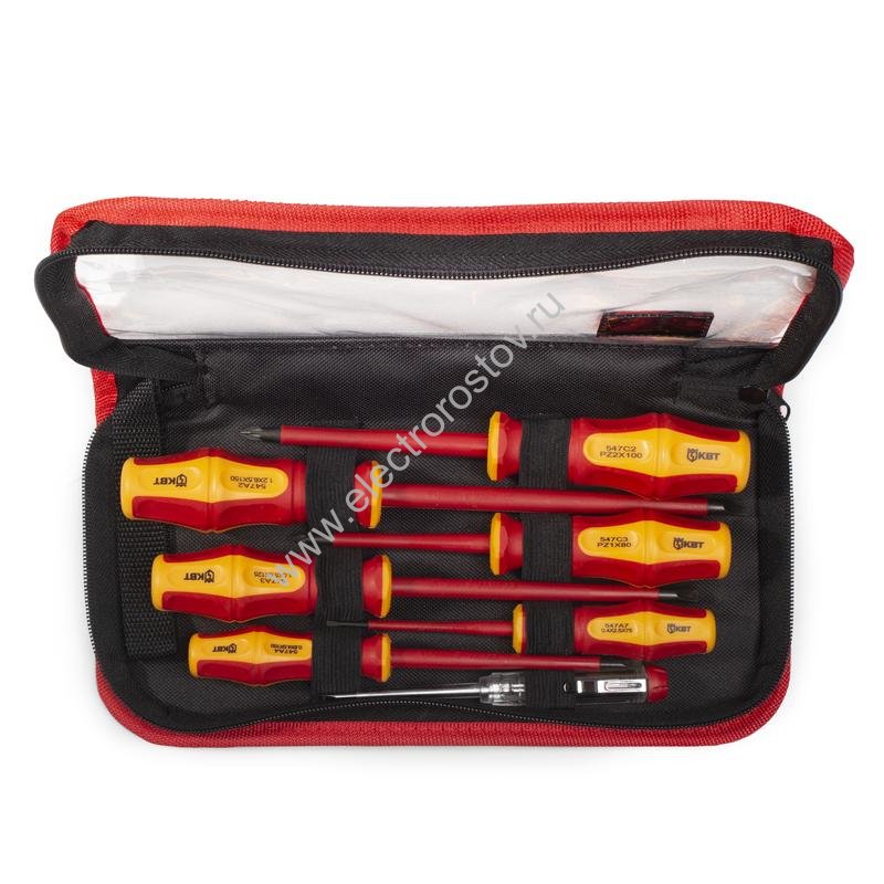 КВТ Набор диэлектр. отверток "Профи" НИО-07