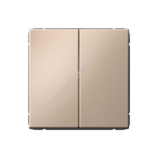 Systeme Electric ArtGallery Песочный Выключатель 2-клавишный, сх.5, 10АХ, механизм