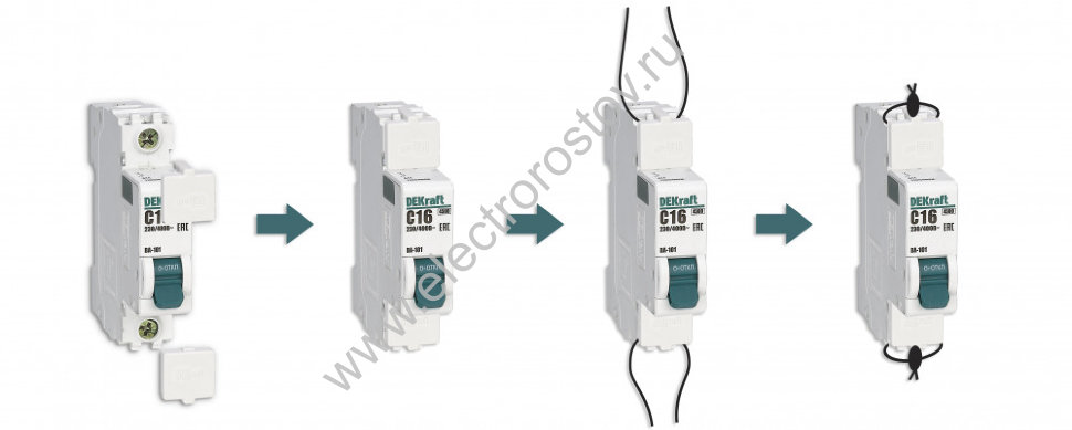 Dekraft Заглушка клем. пломбир. для ВА-101 нов.