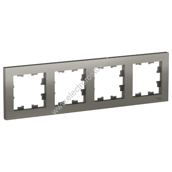 AtlasDesign Сталь Рамка 4-ая, универсальная Schneider Electric