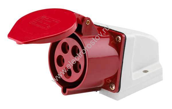 Розетка накладная 125 3Р+РЕ+N 32А 380В IP44 TDM