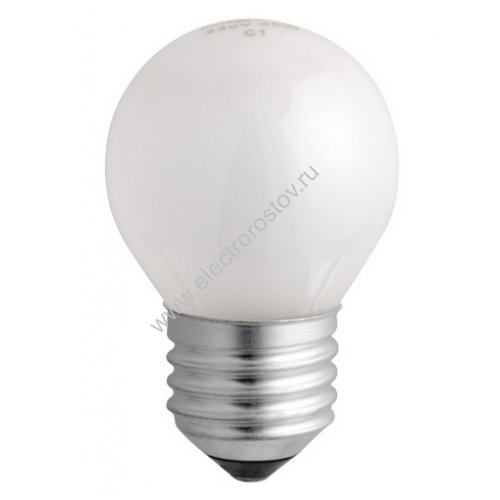 Лампа накаливания ШАР матовый 60Вт Е27 220В P45 OSRAM