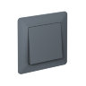 Systeme Electric AtlasDesign Air Грифель/дымчатый черный Рамка 1-ая
