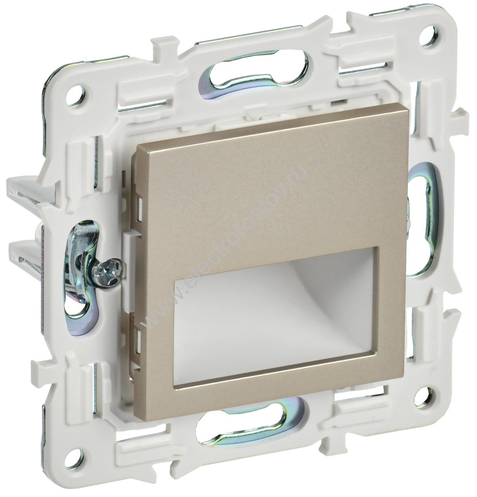 IEK SKANDY Шампань Подсветка LED встраиваемая SK-L01Sh