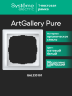Systeme Electric ArtGallery Pure Матовое органическое стекло Белый Рамка 1-ая