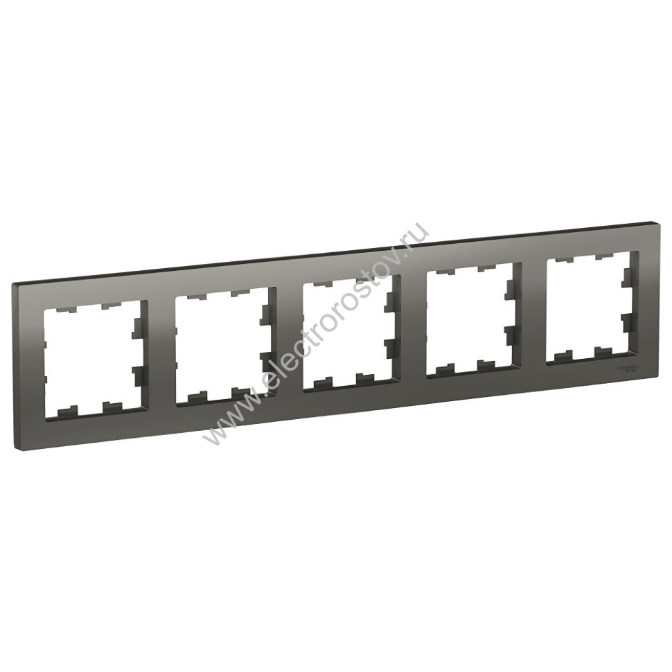 AtlasDesign Сталь Рамка 5-ая, универсальная Schneider Electric