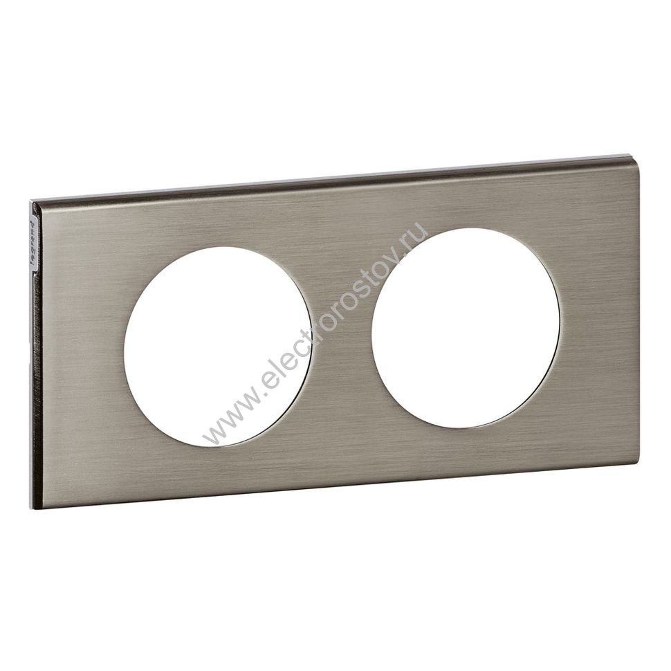 Celiane Сталь фактурная Рамка 2-ая (2+2 мод) Legrand