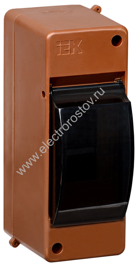 KREPTA 3 Корпус пластиковый КМПн 2/2 IP30 дуб откр.монтаж IEK