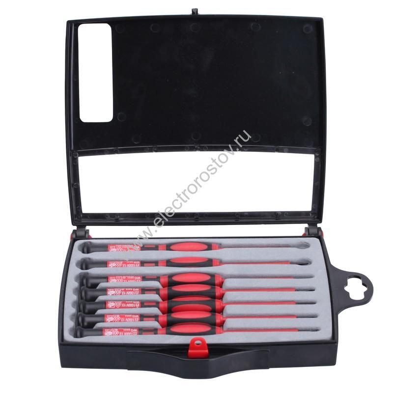 Набор прецизионных диэлектрических отверток НИО-07 мини КВТ