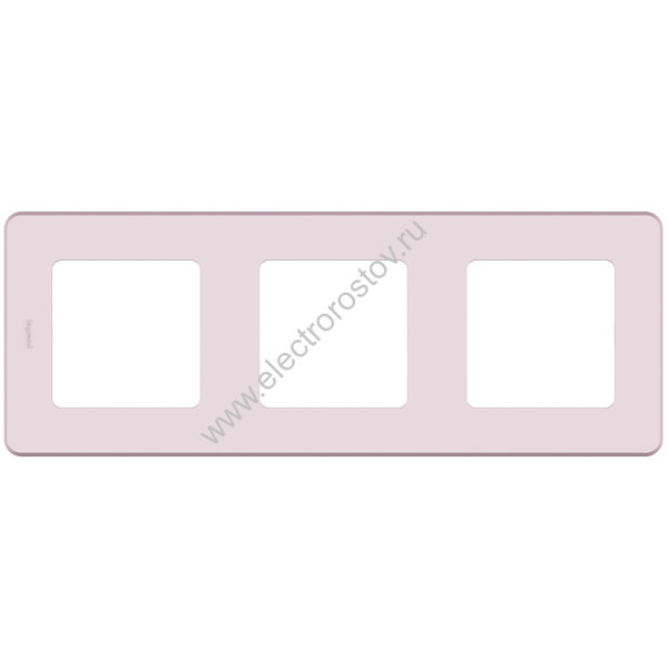 INSPIRIA Розовый Рамка 3-ая Legrand