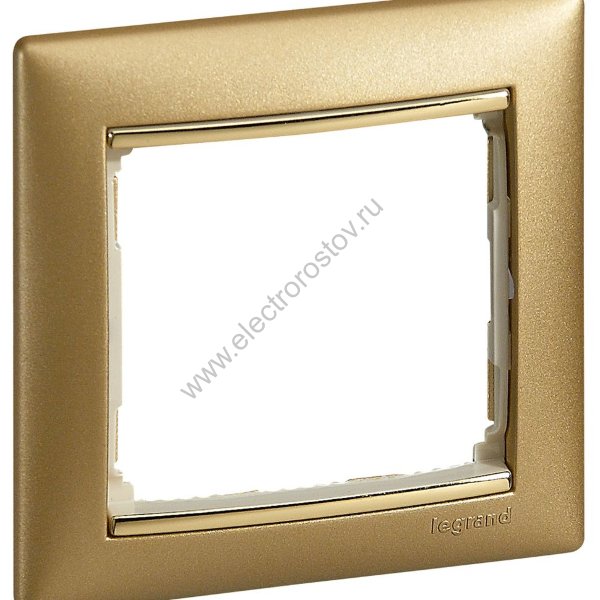 Valena Матовое золото/Золотой штрих Рамка 1-ая Legrand
