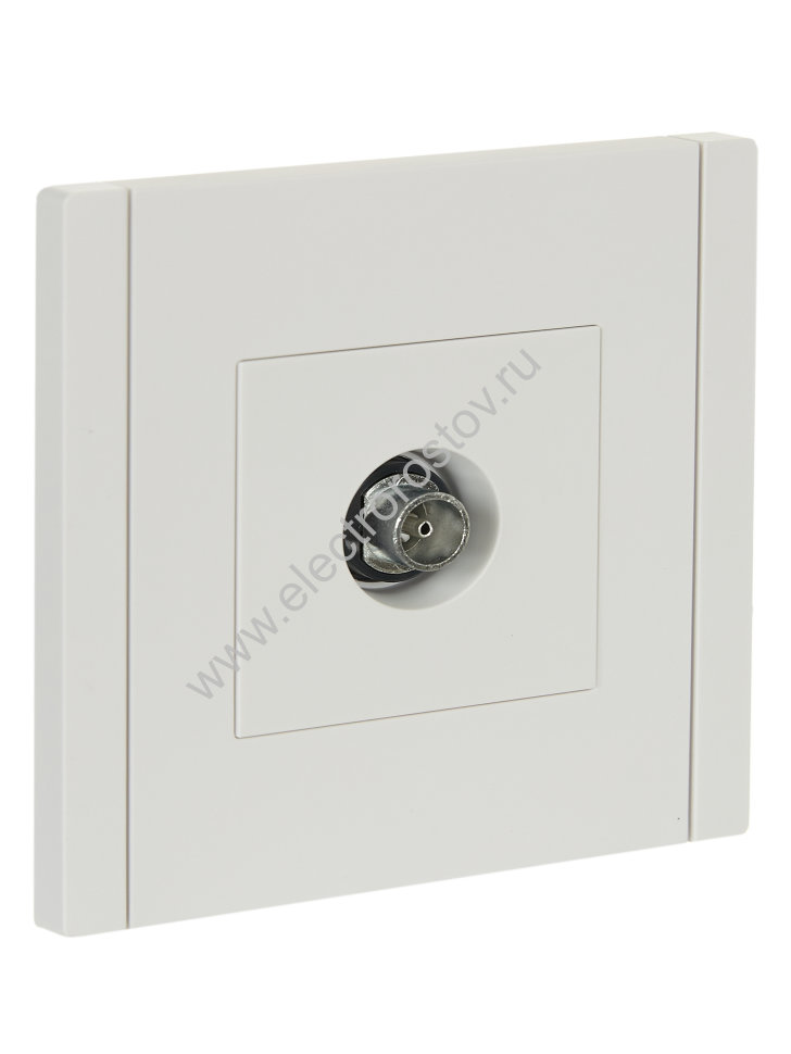 IEK FORTE&PIANO Белый Розетка TV оконечная FP228