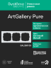 Systeme Electric ArtGallery Pure Матовое органическое стекло Белый Рамка 3-ая