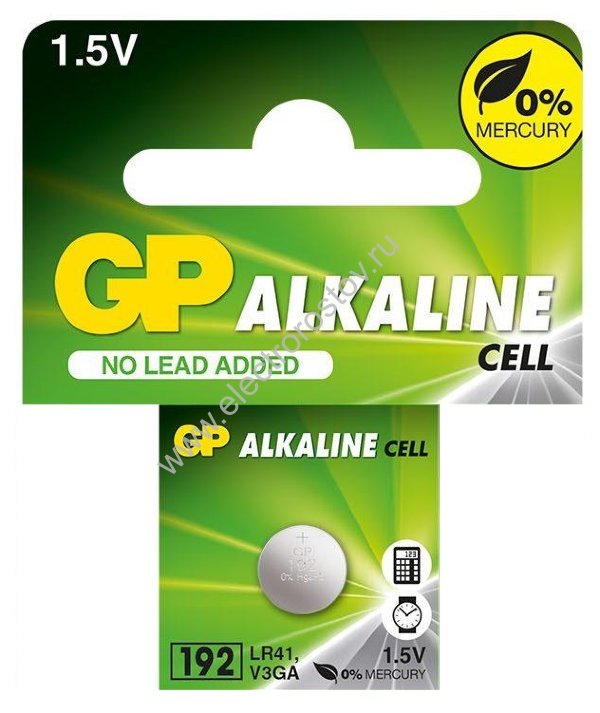 Батарейка G3 (392) LR736, LR41, GP