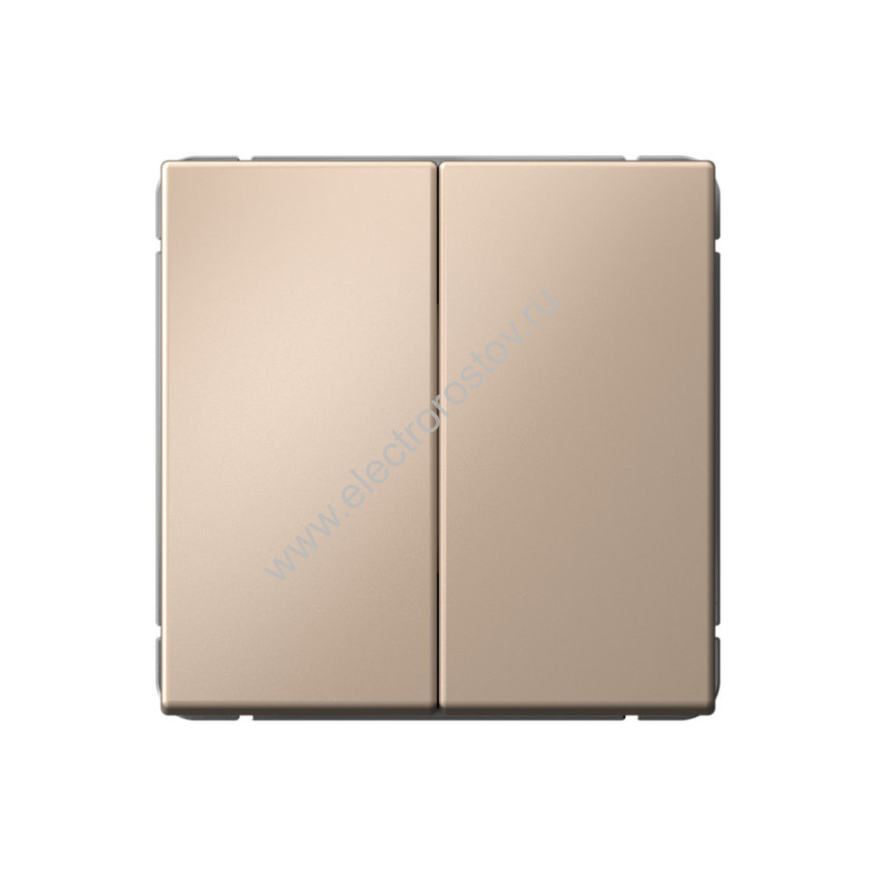 Systeme Electric ArtGallery Песочный Переключатель 2-клавишный, сх.6/2, 10АХ, механизм