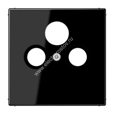 LS 990 Черный глянцевый Накладка TV-FM-SAT JUNG