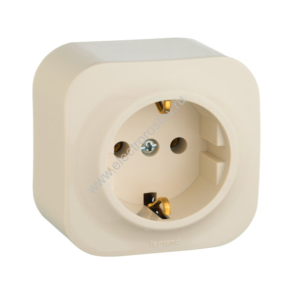 Quteo Крем Розетка 1-я с/з Legrand