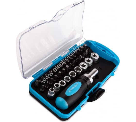 Набор инструментов 1/4" 38 предметов AUTOVIRAZH