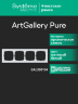 Systeme Electric ArtGallery Pure Матовое органическое стекло Белый Рамка 4-ая