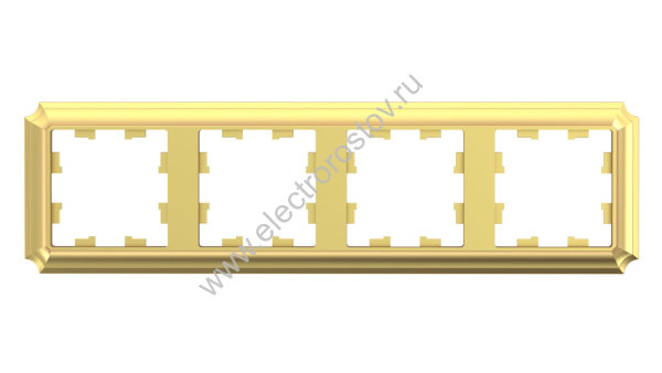 Systeme Electric AtlasDesign Antique Золото Рамка 4-ая, универсальная