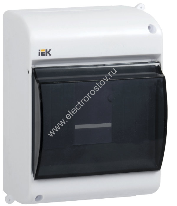 KREPTA 3 Корпус пластиковый КМПн 2/4 IP30 белый откр.монтаж IEK