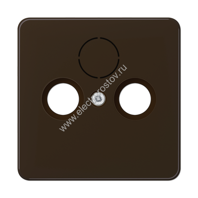 CD 500 Коричневый Накладка TV-FM-SAT JUNG