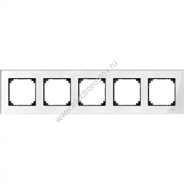Schneider Electric Merten SM M-Elegance Стекло Белое Рамка 5-ая