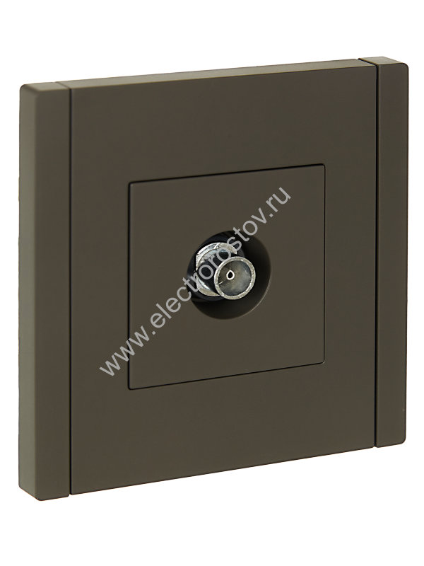 IEK FORTE&PIANO Серый Розетка TV оконечная FP328