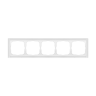 Systeme Electric ArtGallery Pure Матовое органическое стекло Белый Рамка 5-ая