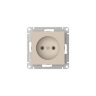 AtlasDesign Песочный Розетка 1-ая б/з без шторок с быстрозажим. клеммами Schneider Electric