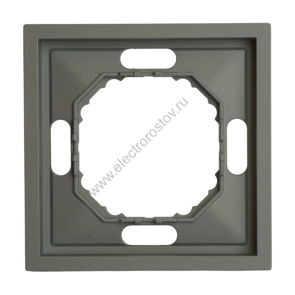 STEKKER Эмили Платиново-серый, soft touch Рамка 1-местная