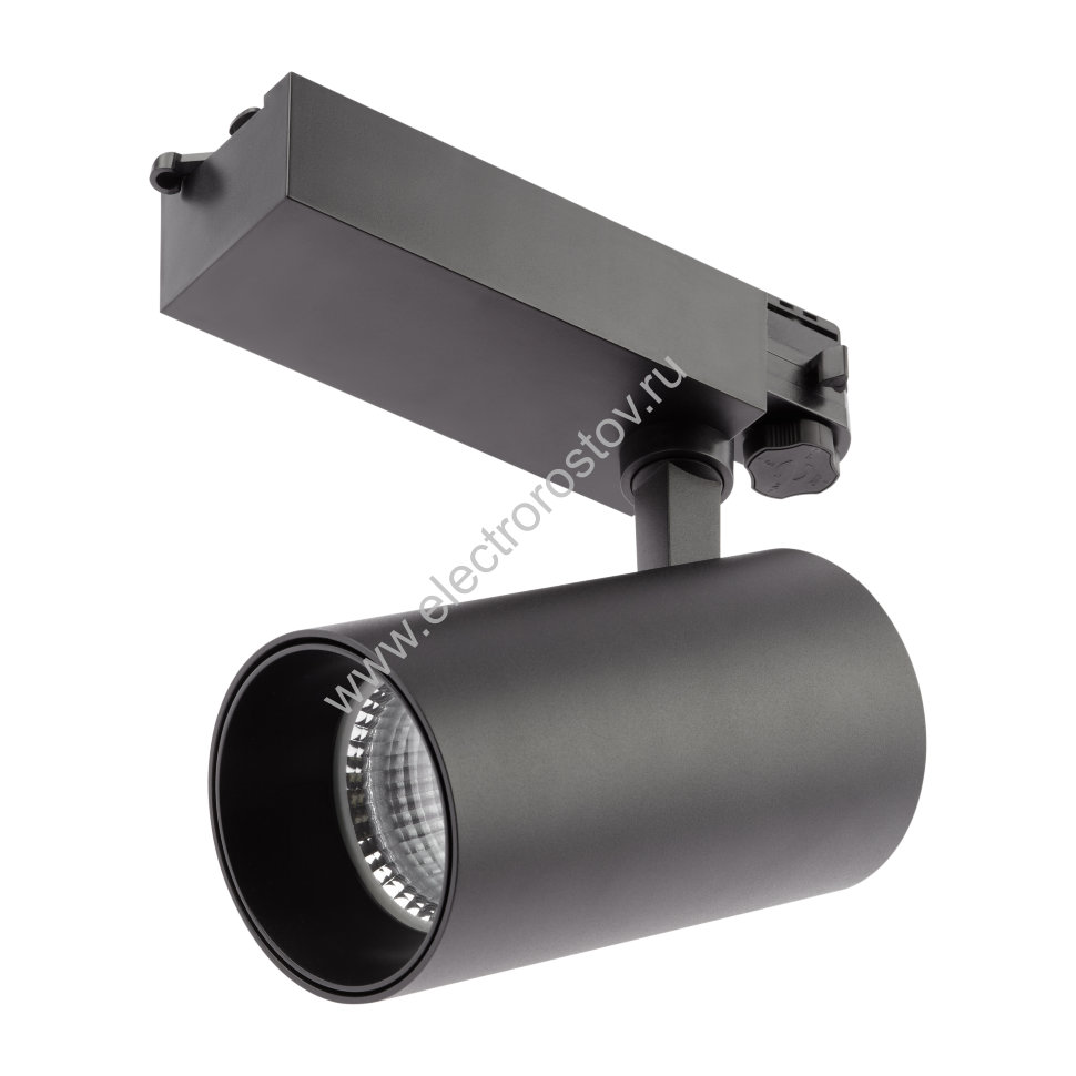 ЭРА Трековый светильник трёхфазный SТR-30-36-40K-B40 узкий луч 4000K черный