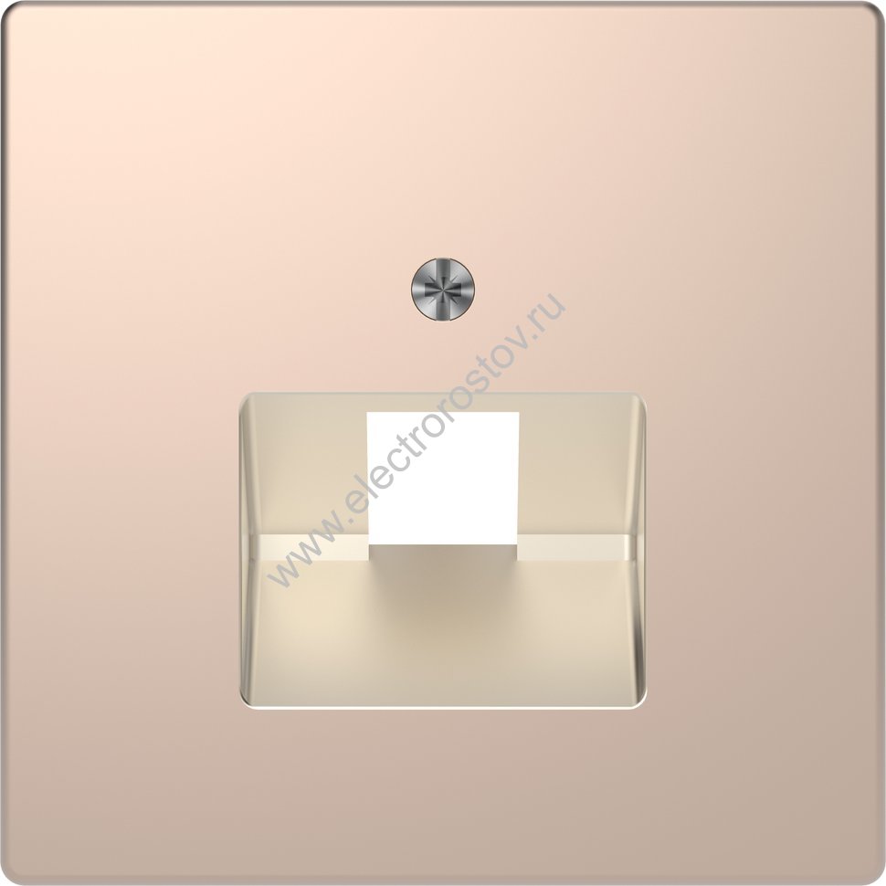 Merten D-Life Шампань Накладка центральная для розетки 1-ной RJ45 Schneider Electric