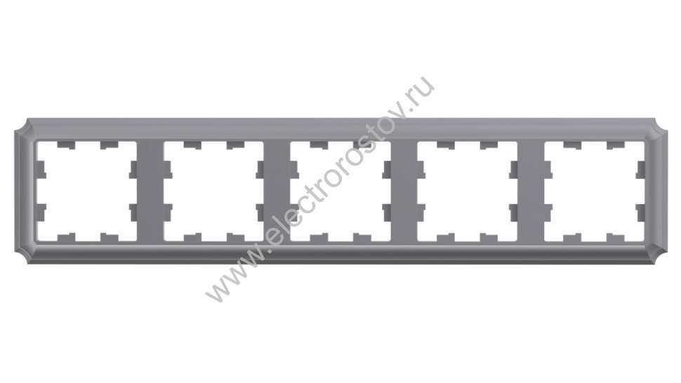 Systeme Electric AtlasDesign Antique Сталь Рамка 5-ая, универсальная
