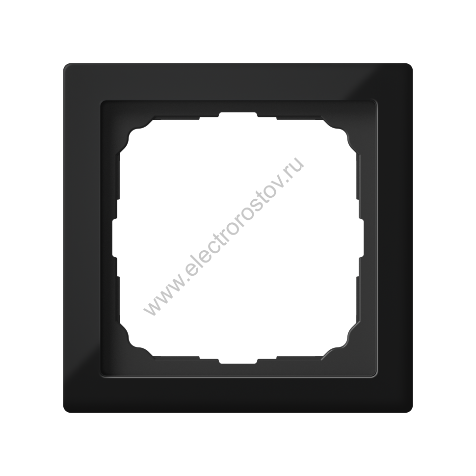 Systeme Electric ArtGallery Pure Матовое органическое стекло Черный Рамка 1-ая