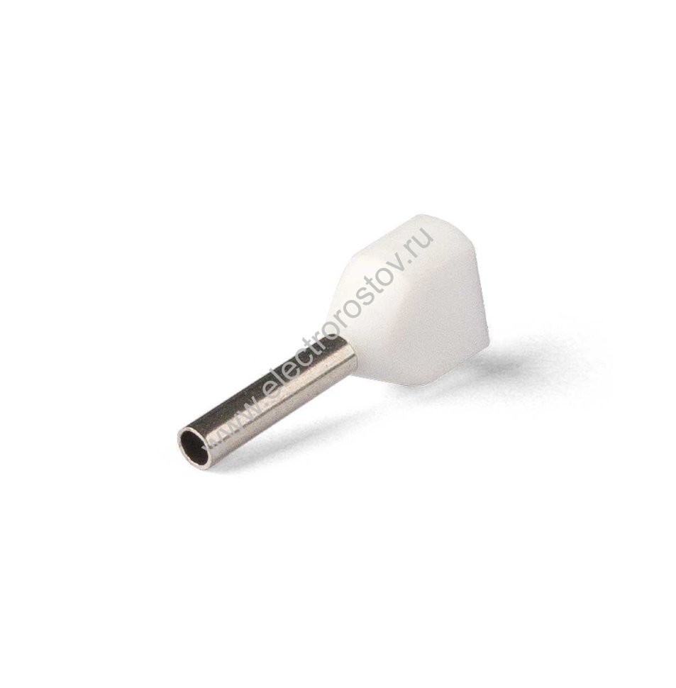 Наконечник штыревой (двойной) НШВИ(2) 0,5мм² - 8мм КВТ