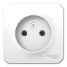 Blanca наруж Белый Розетка б/з без шторок 16А, 250В, изолир. пластина Schneider Electric
