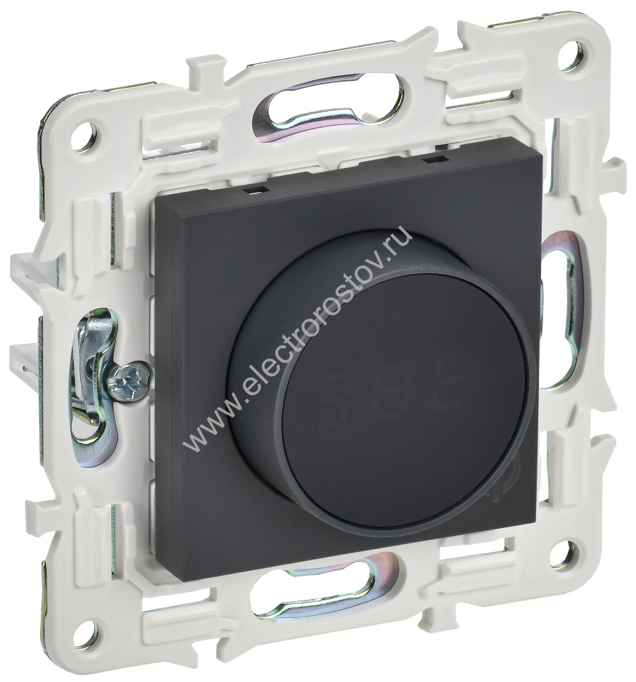 IEK SKANDY Графит Термостат электронный с индикацией SK-T01G