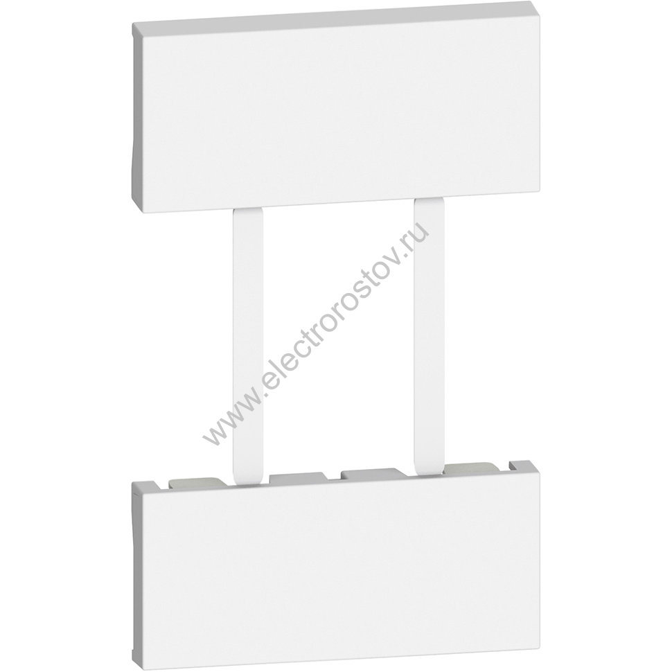 Living Now Белый Лицевая панель для установки терморегулятора, 2 мод Bticino