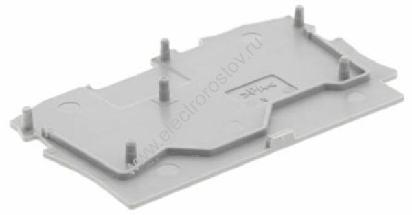 Пластина торцевая на DIN рейку WAGO