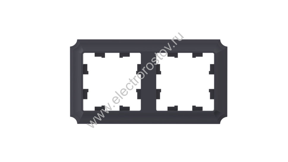 Systeme Electric AtlasDesign Antique Карбон Рамка 2-ая, универсальная