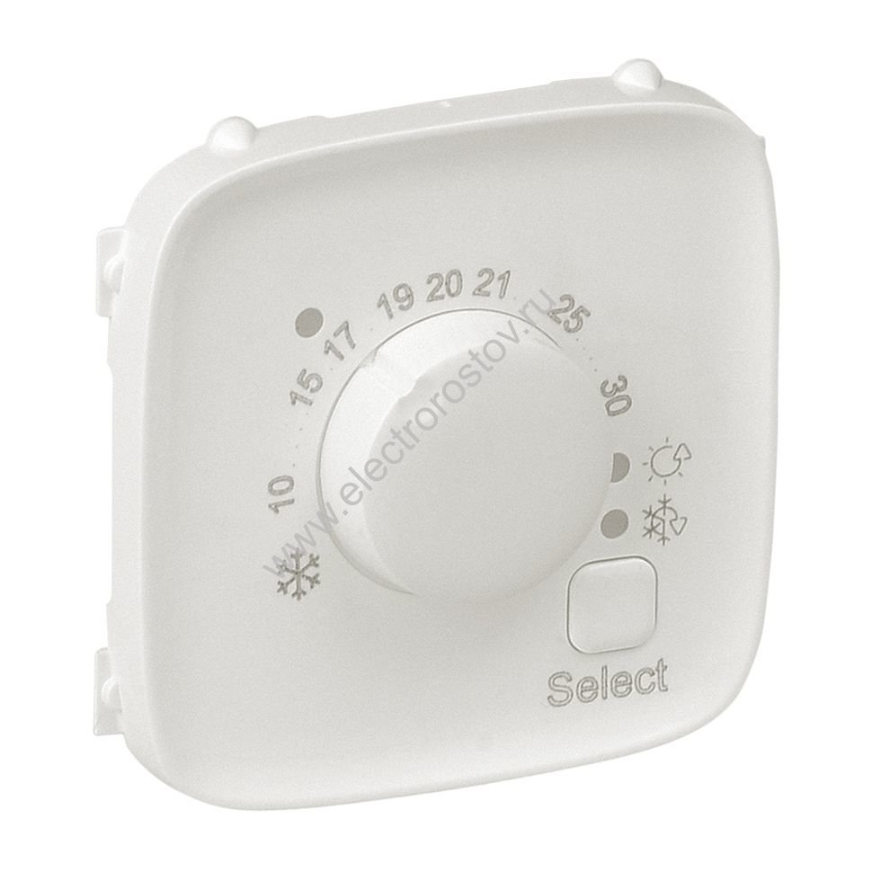 Valena Allure Жемчуг Лицевая панель Термостат комнатный электронный Legrand