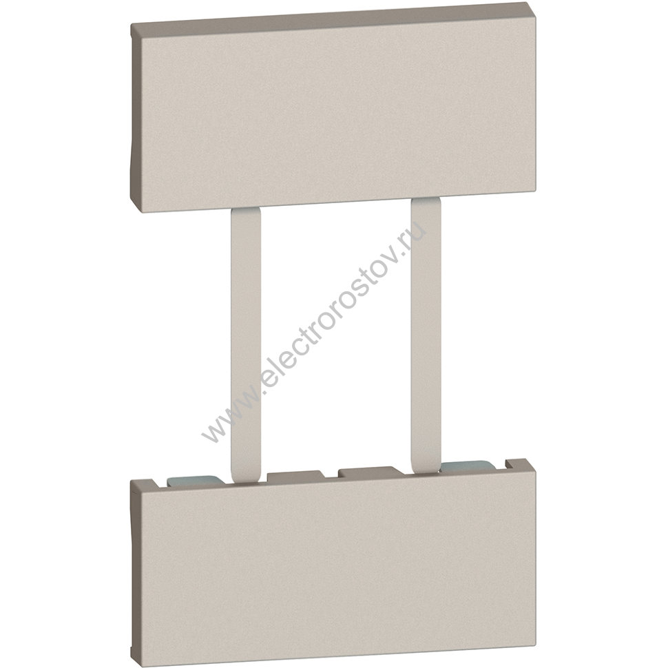 Living Now Песочный Лицевая панель для установки терморегулятора, 2 мод