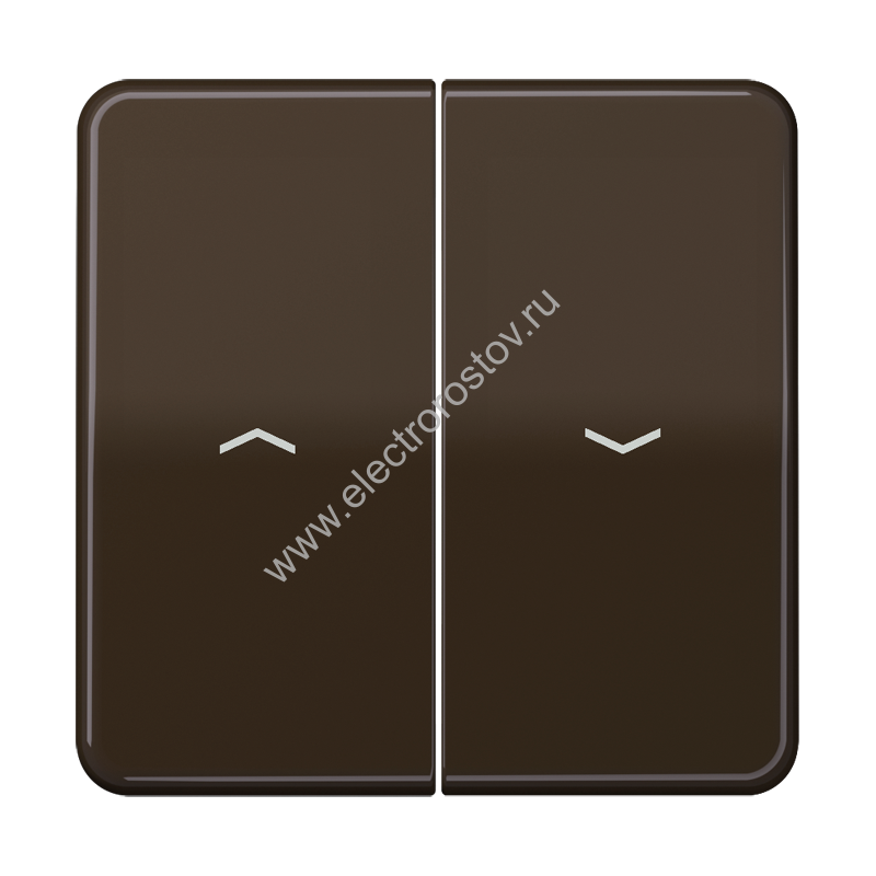 CD 500 Коричневый Клавиша 2-ая жалюзийная JUNG