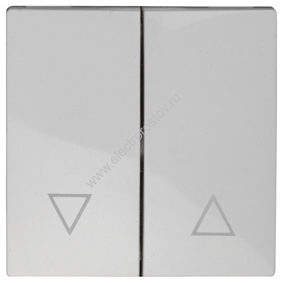 Elegance Белый Клавиши для жалюз. выключателя ЭРА