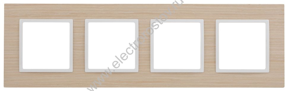 Elegance Белен.дуб/белый Дерево Рамка 4-ая ЭРА