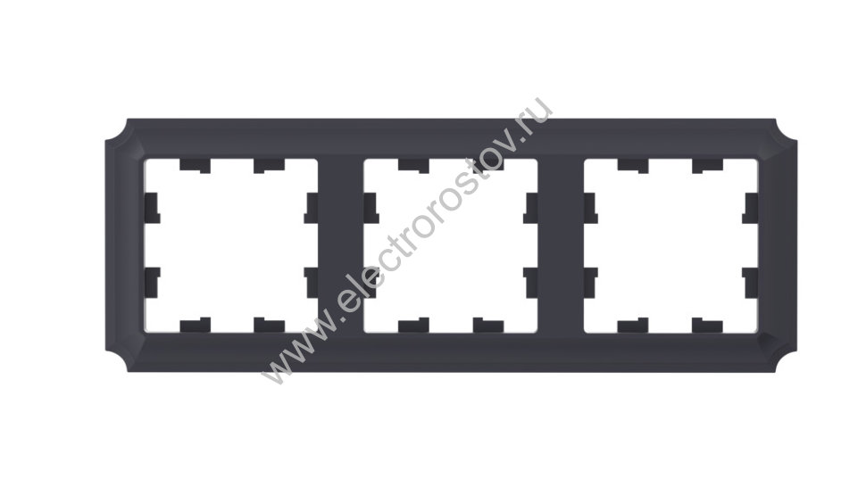 Systeme Electric AtlasDesign Antique Карбон Рамка 3-ая, универсальная