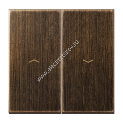 LS 990 Античная латунь Клавиша 2-ая жалюзийная JUNG