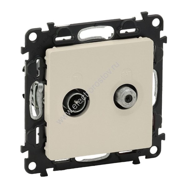 Valena LIFE Слоновая кость Розетка TV-SAT единственная 5-862МГц/950-2400 МГц Legrand